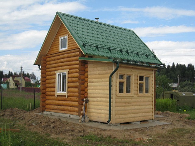 пристрой к деревянному дому