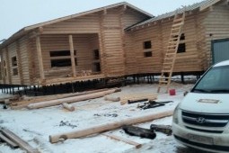 Дом из ОЦБ 240мм по индивидуальному проекту 